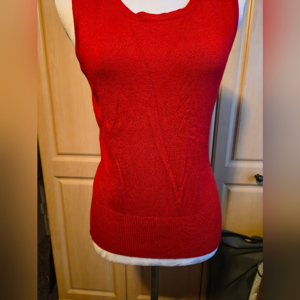 Grace Elements 2 Piece Red Button-Front Knit Card… - image 7